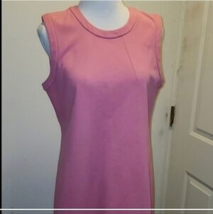 JANE ATELIER, GOAT MINI SLEEVELESS DRESS CAREER MINIMALIST PONTE KNIT